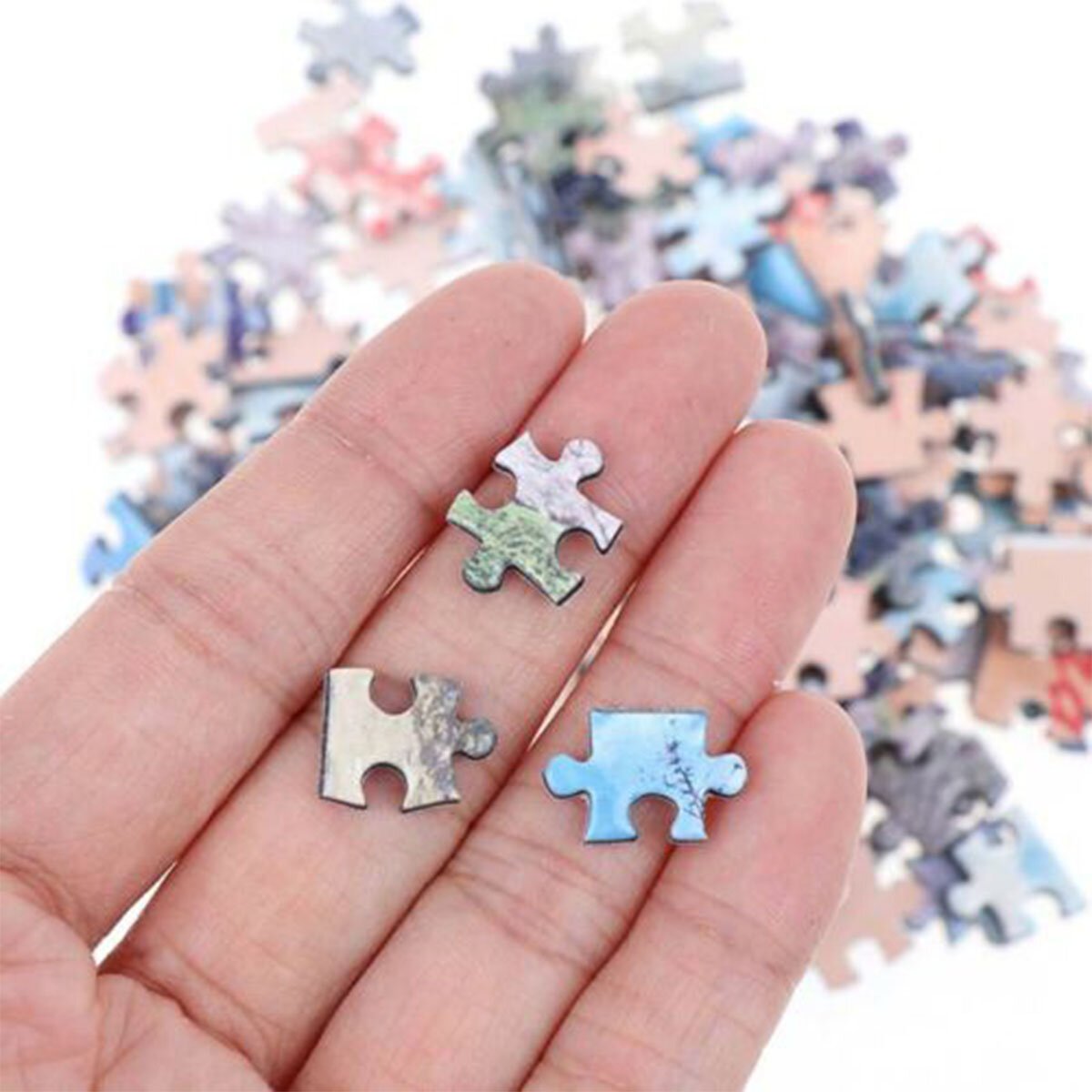 1000 Piece Jigsaw Puzzle Toy DIY Assembly Cardboard Landscapes Decompression Game