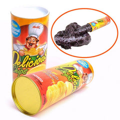 Tricky Potato Chips Bouncing Snake Funny Toy Fools Day Gifts For Men women friends