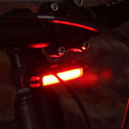 Bicycle Warning Night LED Light 500LM USB Rechargeable