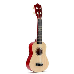 21 Inch Acoustic Soprano 4 String Mini Basswood Ukulele Musical Instrument Toy