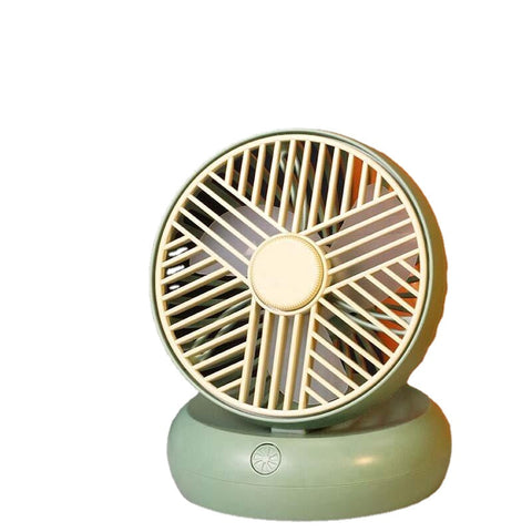 Portable Mini Desktop Fan Adjustable Angle USB Air Cooler 2 Gears Wind Speed for Outdoor Home Office