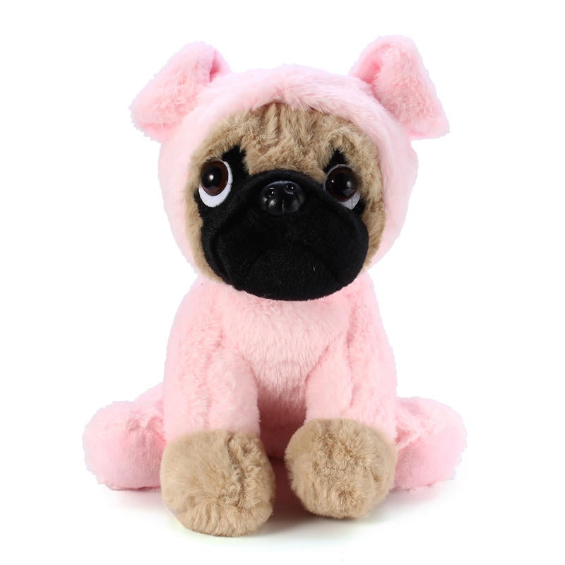 New Soft Cuddly Dog Toy in Fancy Dress Super Cute Quality Stuffed Plush Toy Kids Gift