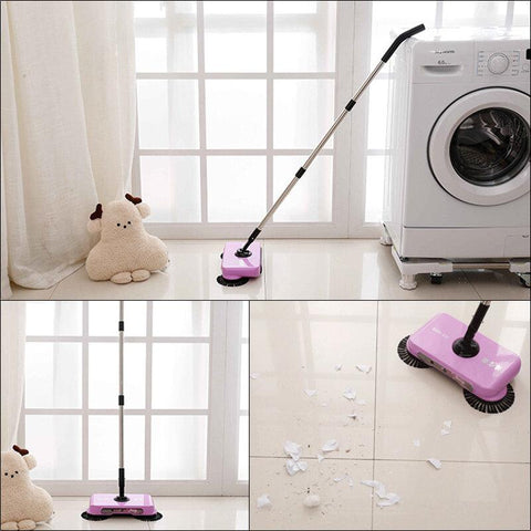 Hand Push Sweeper Broom Household Floor Cleaning Mop without Electricity