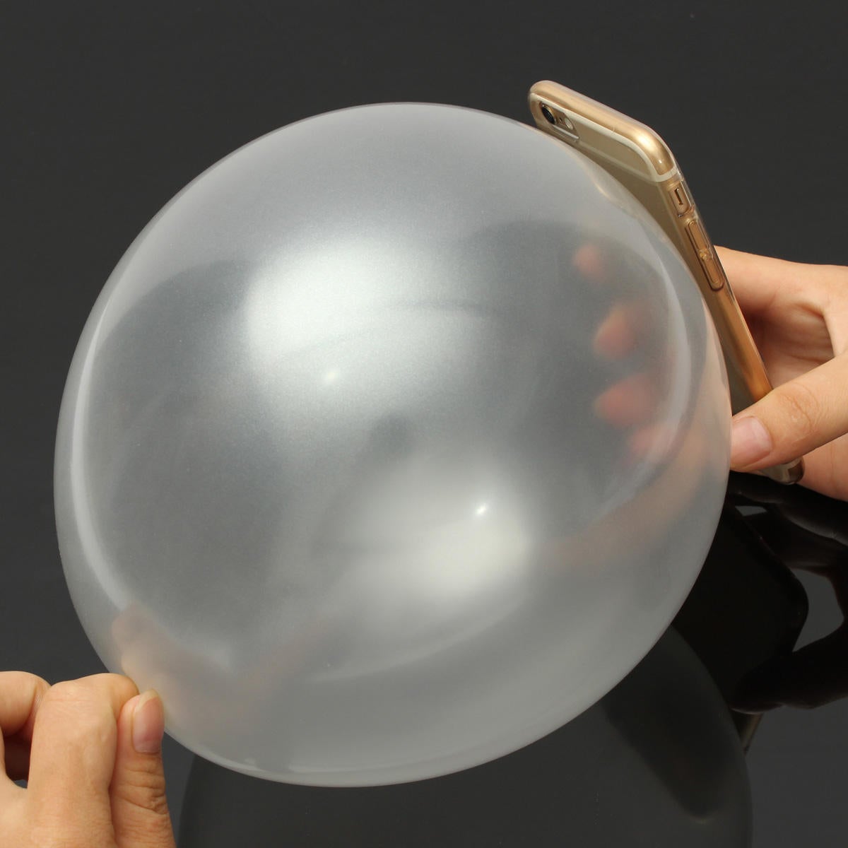 5Pcs Close Up Magic Street Trick Mobile Into Balloon Penetration In A Flash Party Fools Day Props Toys