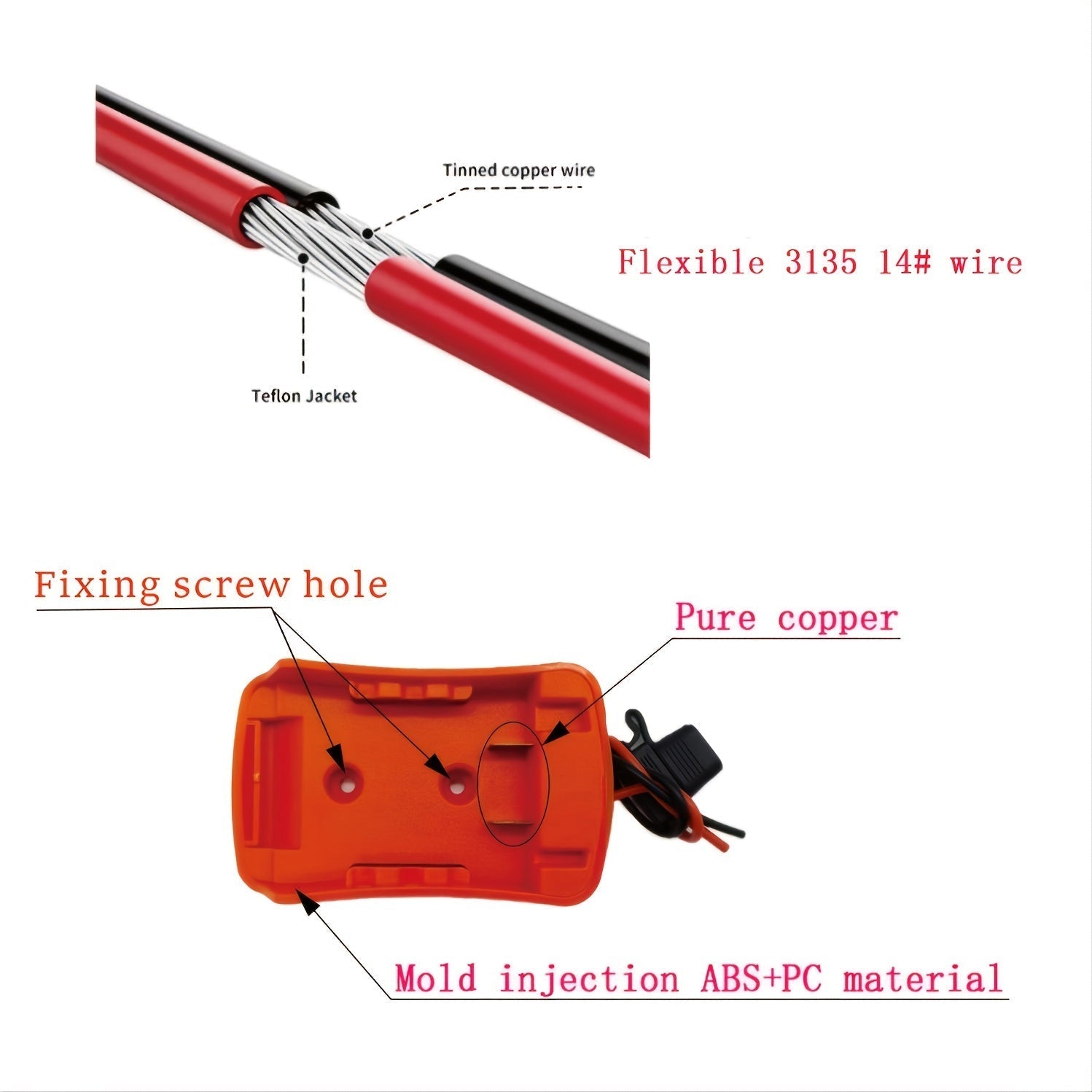 Snap-in Battery Adapter Remote Control Robot Power Conversion Lithium Battery 18V/20V