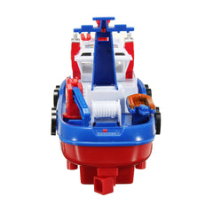 Kids Electric Fireboat Toy Children Rescue Water Spray Light Music Baby Bath Toy Boys&Girls Gift