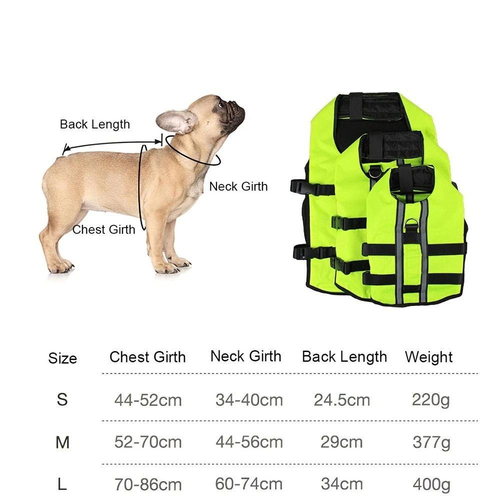Foldable Dog Life Jacket Inflatable Airbag Pet Life Vest