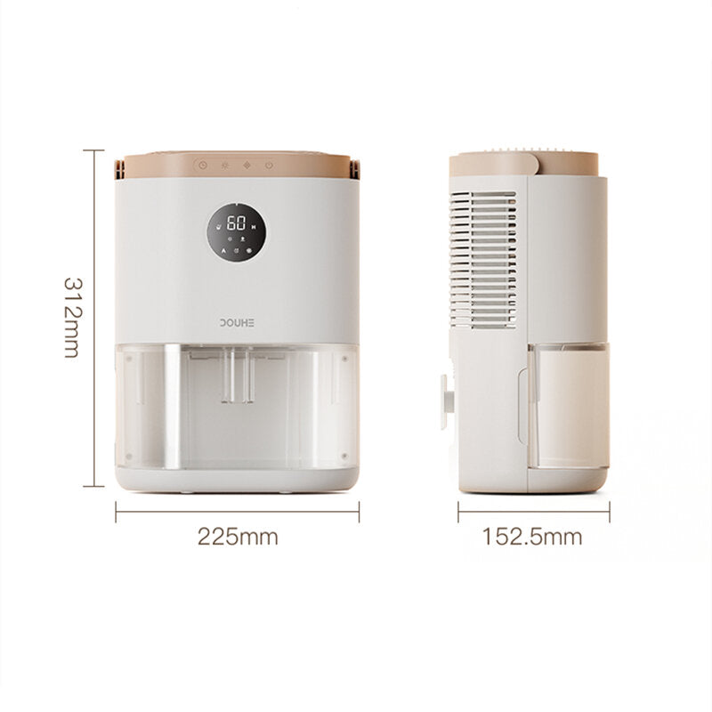 Portable Mini Dehumidifier 3 Modes Dual-Core Condensation Intelligent Constant Temperature Low Noise for Bathroom Bedroom 220V