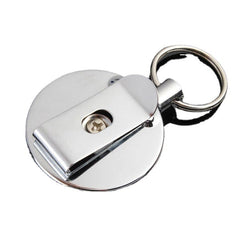 Full Metal Tool Belt Money Retractable Key Ring Pull Chain Clip