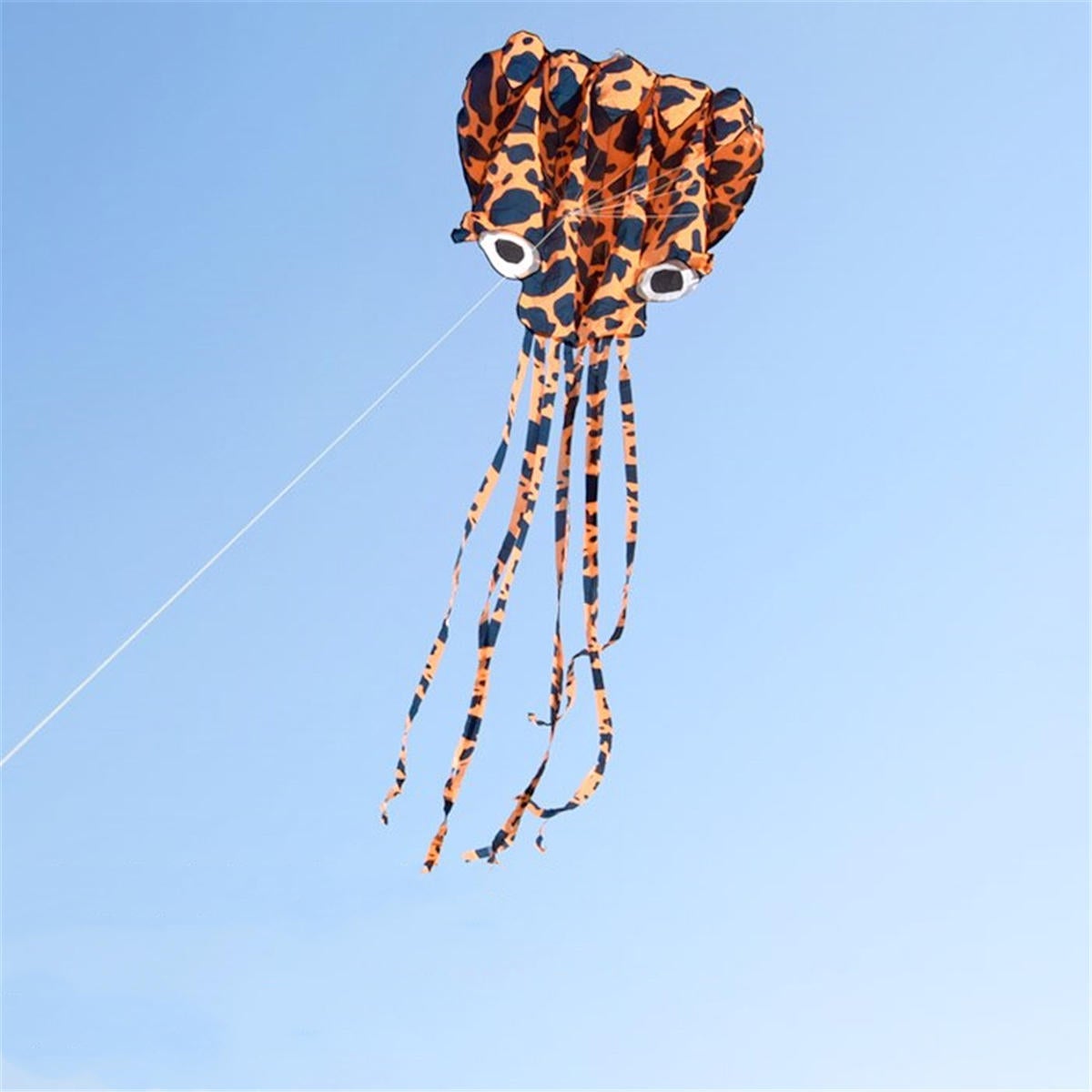 4M Large Animal Kite Octopus Frameless Soft Parafoil Kites For Kids