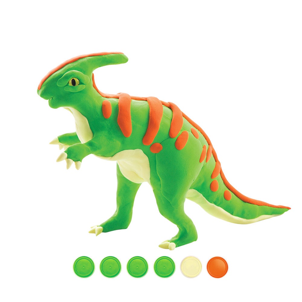 Clay Dinosaur Series 3D Puzzle Modeling Childrens Manual DIY Rubber Color Mud Toys