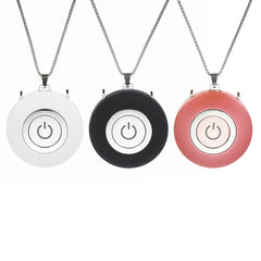 Wearable Air Purifier Necklace Mini Portable USB Negative Ion Cleaner Freshener