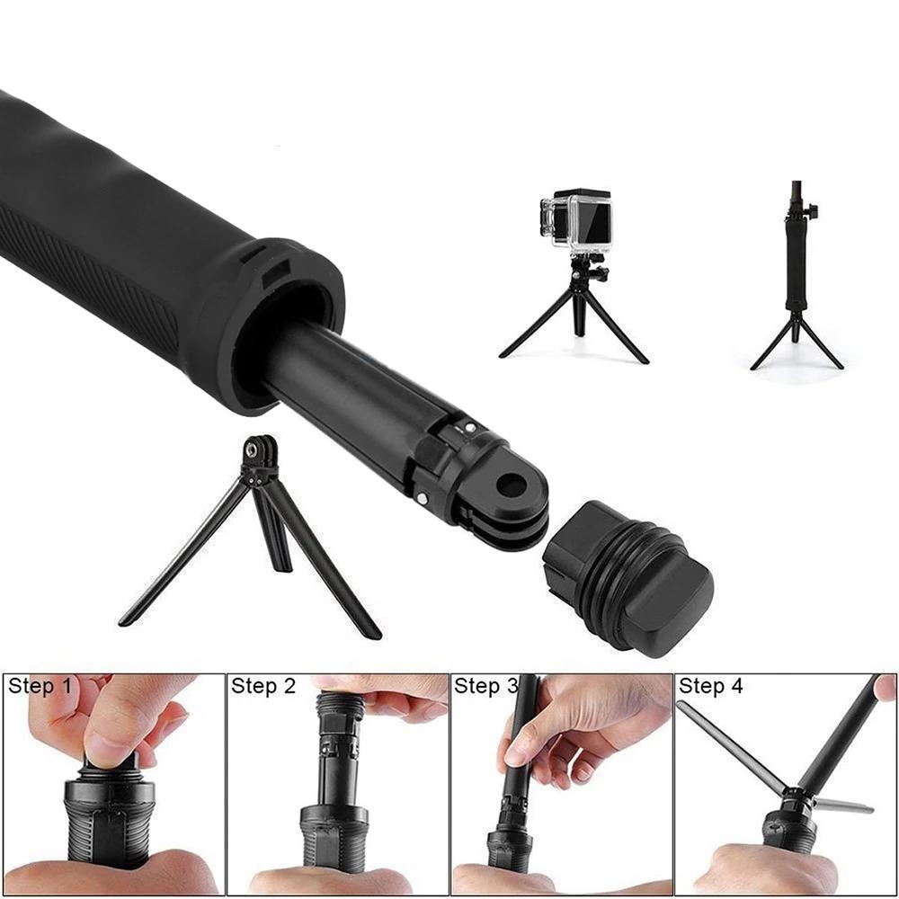 3 Way Floating Handle Grip Tripod Mount