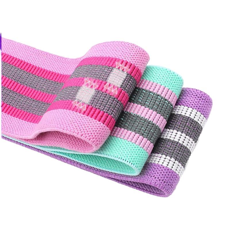 Resistance Fabric Rubber Elastics Bands Set Workout Sport Fitness Equipment For Yoga Gym Training