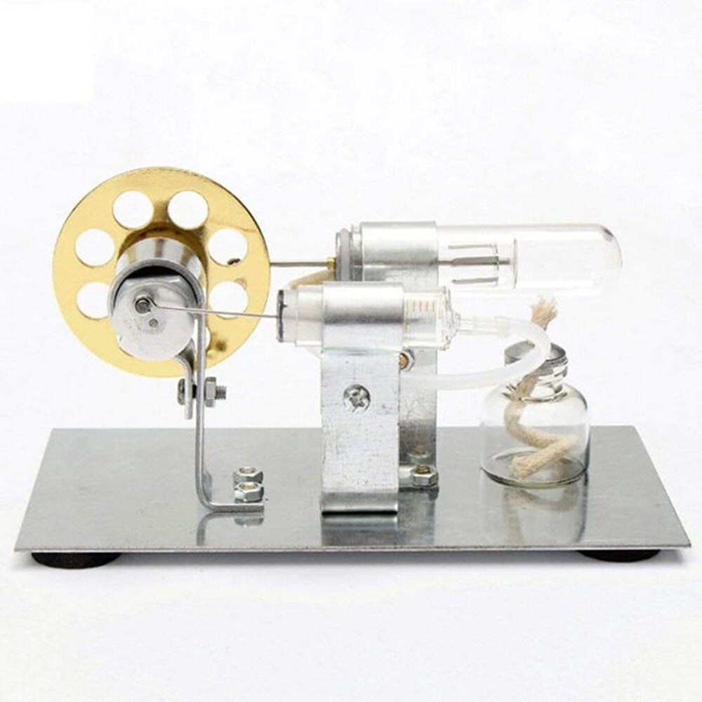 Stirling Engine Kit Motor Model DIY Educational Steam Power Toy Electricity Learning Model