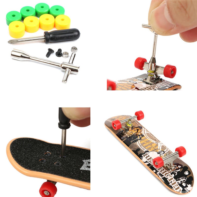 DIY Finger Skateboard Site Skate Park Ramp Parts Board Ultimate Sports