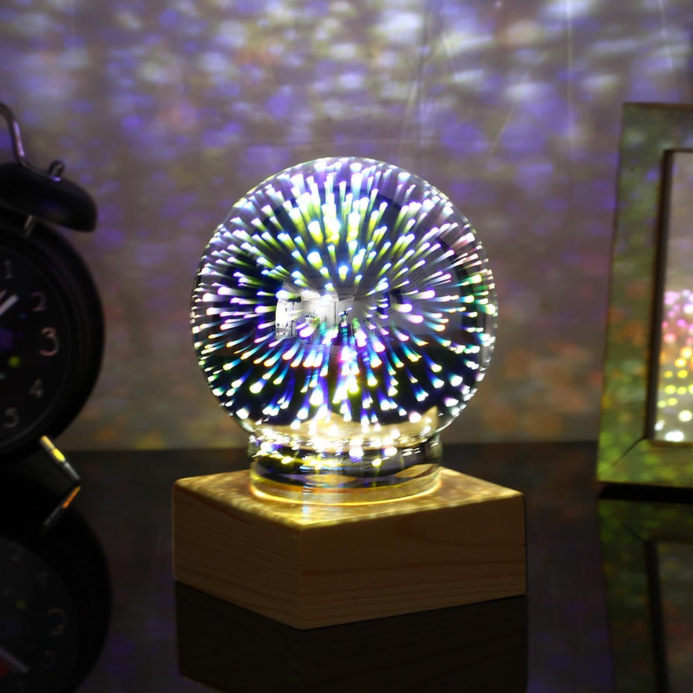 Upgrade USB Plasma Ball Sphere Lightning Light Crystal Desk Lamp Globe Laptop Decor