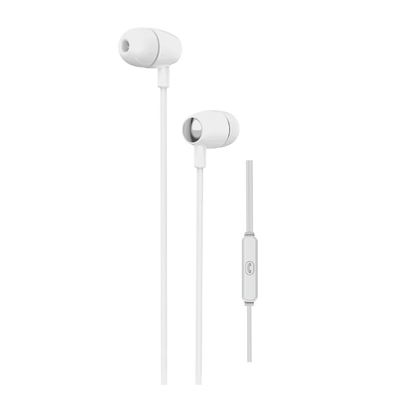 Wired Control 3.5mm Sport In-Ear Headphones Hifi Sound Earphone with Mic for iphone