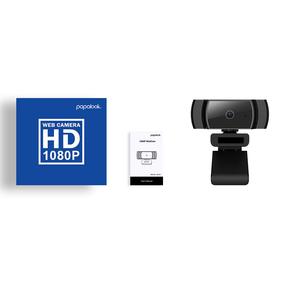 1080P Full HD Autofocus Web Camera with Noise Reduction Mic