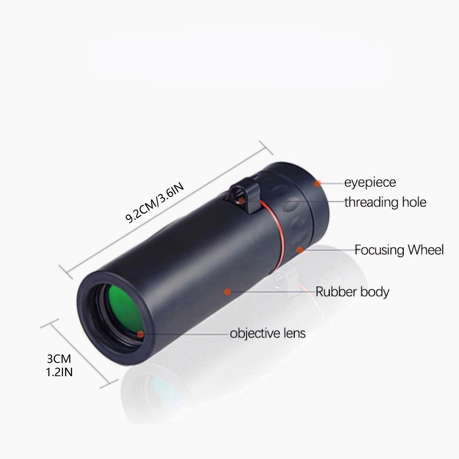 Monocular Telescope Clear View 2000*24 Mini Portable For TravelHunting