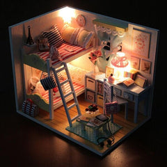 Wood Children's Memories With LED+Furniture+Cover