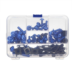 107pcs Motorcycle Aluminum Fairing Bolt Kit Fastener Clip Screw Washers 6 Colors