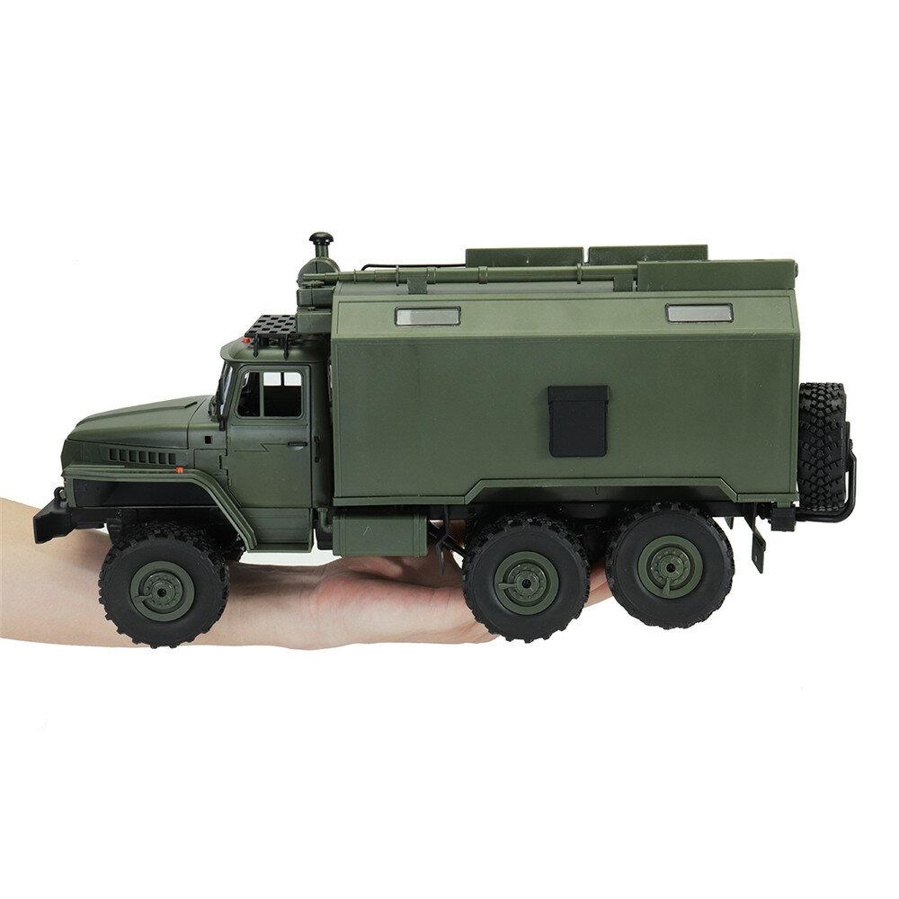 2.4G 6WD Rc Car Military Truck Rock Crawler Command Communication Vehicle RTR Toy