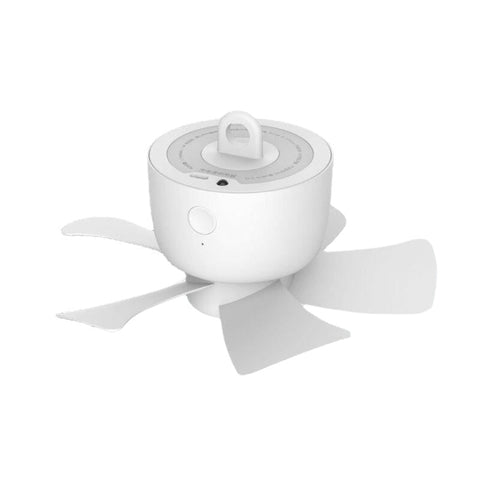 Mini USB Ceiling Fan Tent Bed Micro Mute 8000mAh Remote Control Timing 4 Gears for Mosquito Net Camping Dormitory