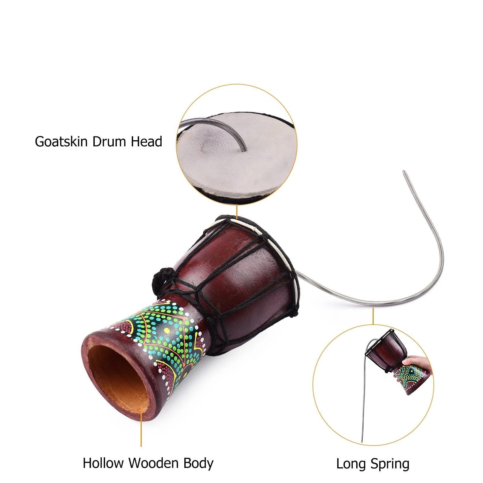 4.7 Inch Spring Drum Thunder Tube Sound Maker Percussion Musical Toy