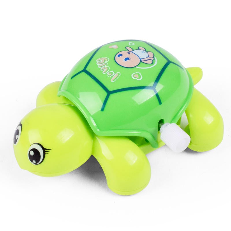 Cute Cartoon Animal Clockwork Turtle Mini Crawling Wind Up Kids Educational Classic Toy Random Color