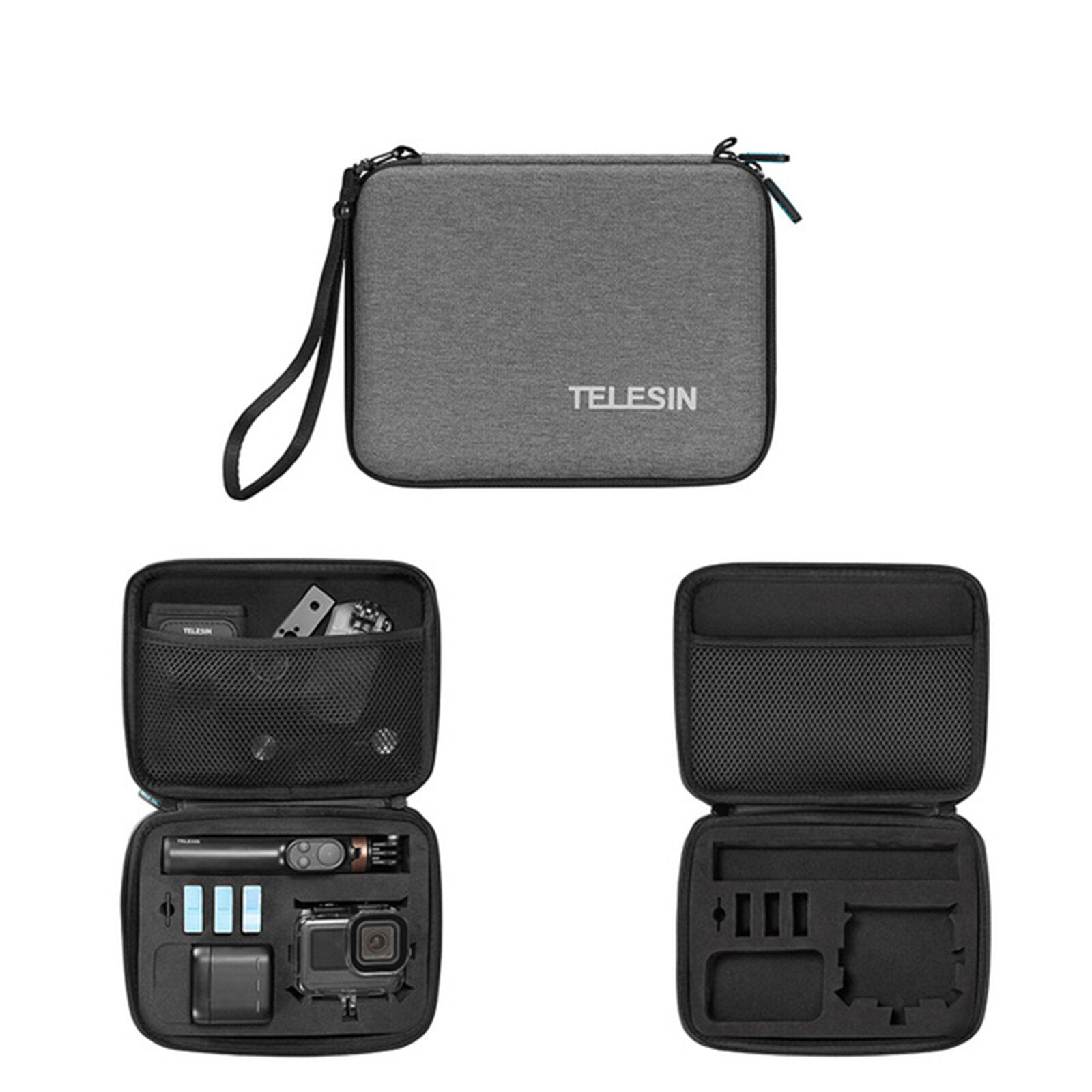 Carrying Storage Bag Nylon EVA Hard Shell Portable Case for GoPro Hero 10 9 8 7 6 5 Osmo Action SJCAM EKEN Camera Accessories