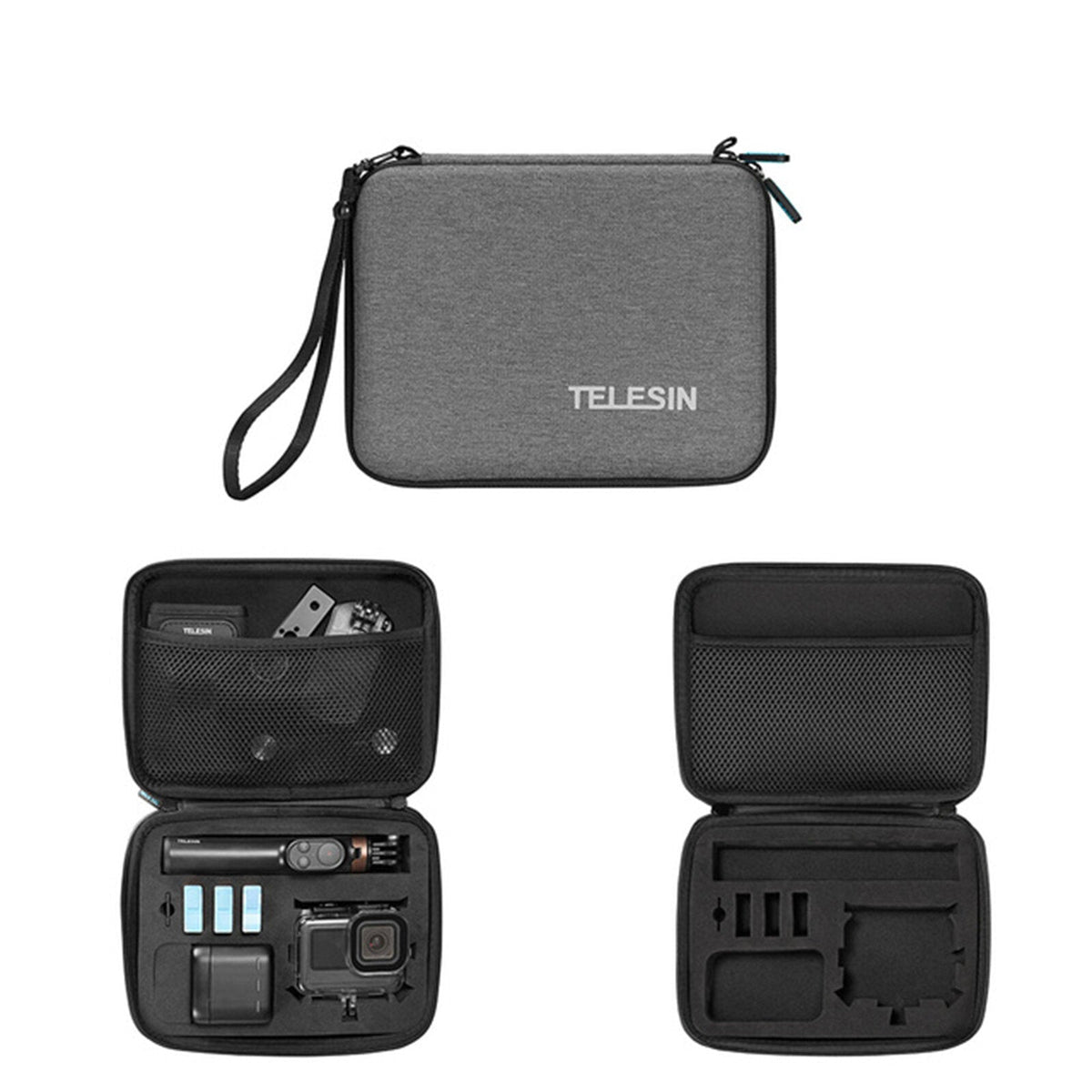 Carrying Storage Bag Nylon EVA Hard Shell Portable Case for GoPro Hero 10 9 8 7 6 5 Osmo Action SJCAM EKEN Camera Accessories