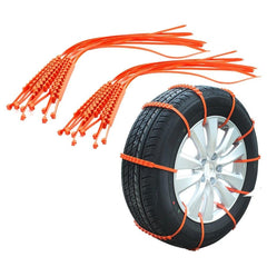 Car Tire Anti-skid Strap Non-slip Zip Grip Strip Adding Traction Snow Ice Mud Prevention