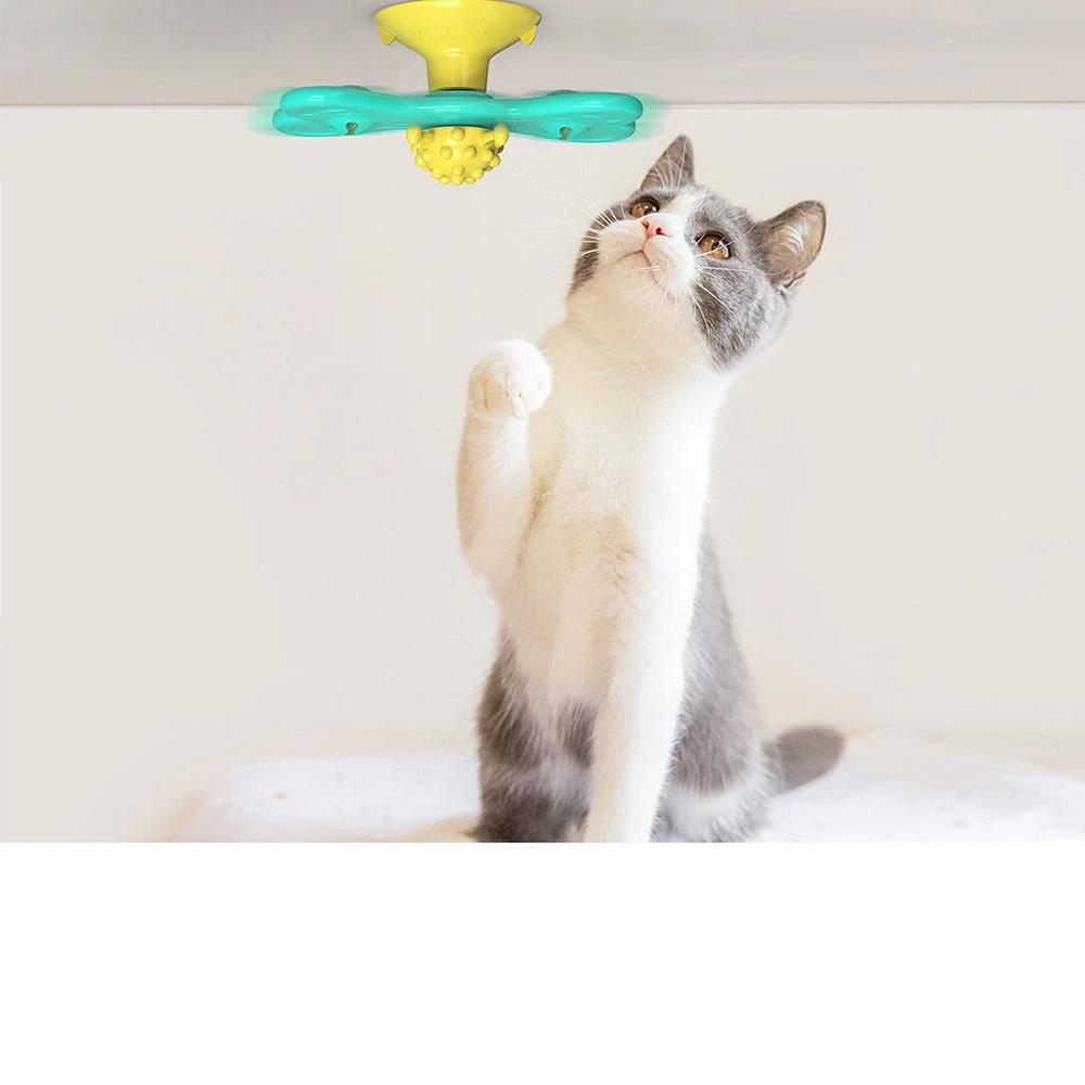Windmill Interactive Cat Toy Turntable Molar