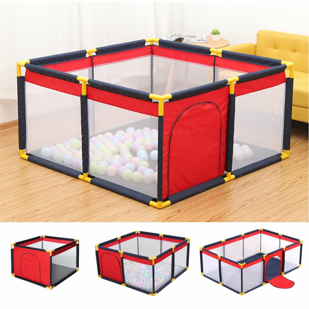 Childrens Play Fence Baby Safety Fence Foldable Fence Childrens Indoor Fence Toys