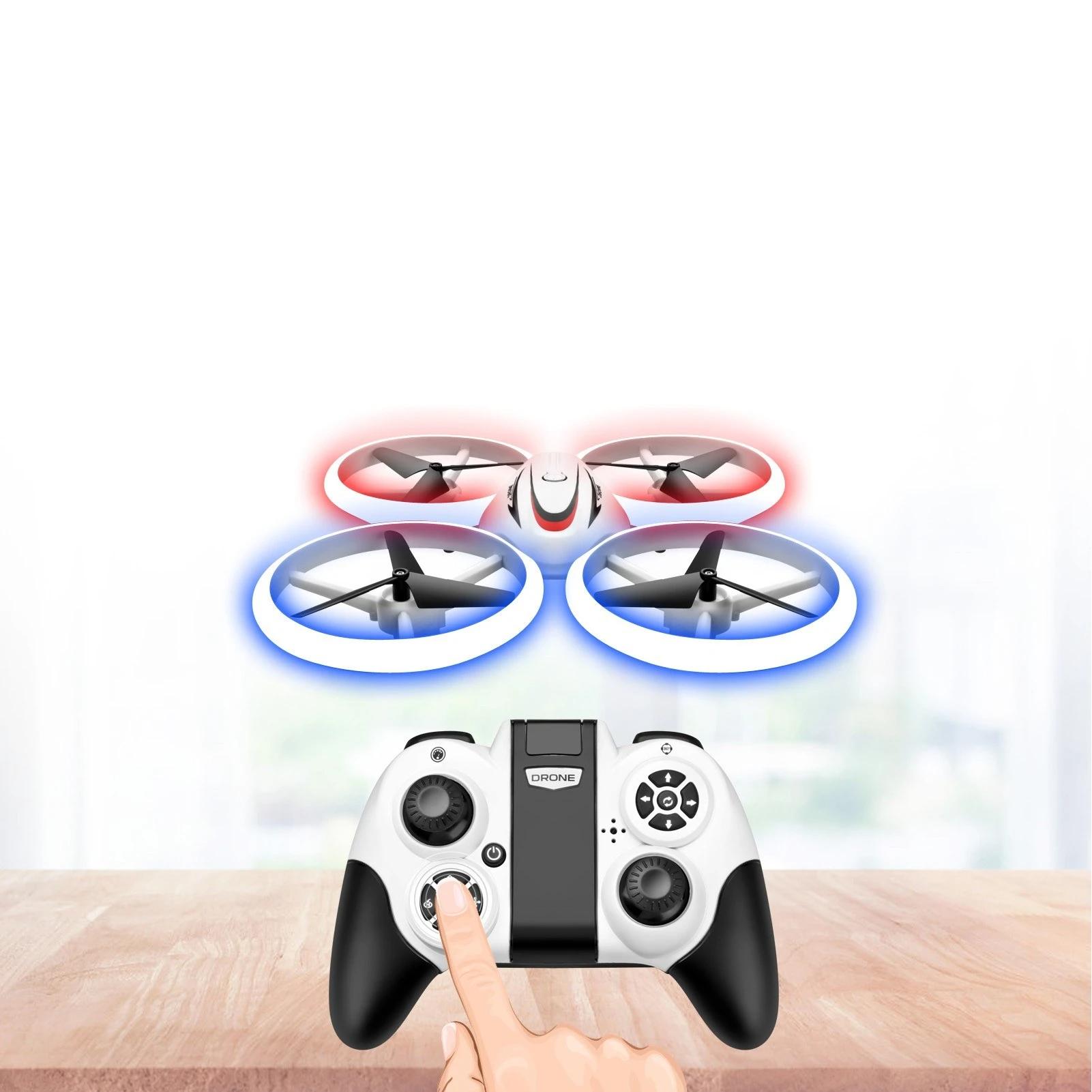 2.4GHz 4 Channel S123 LED Mini Drone for Kids Remote Control Small RC Quadcopter