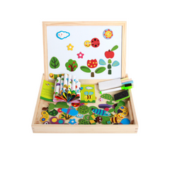 Childrens Magnetic Puzzle Double-sided Drawing Board Early Childhood Education Indoor toys