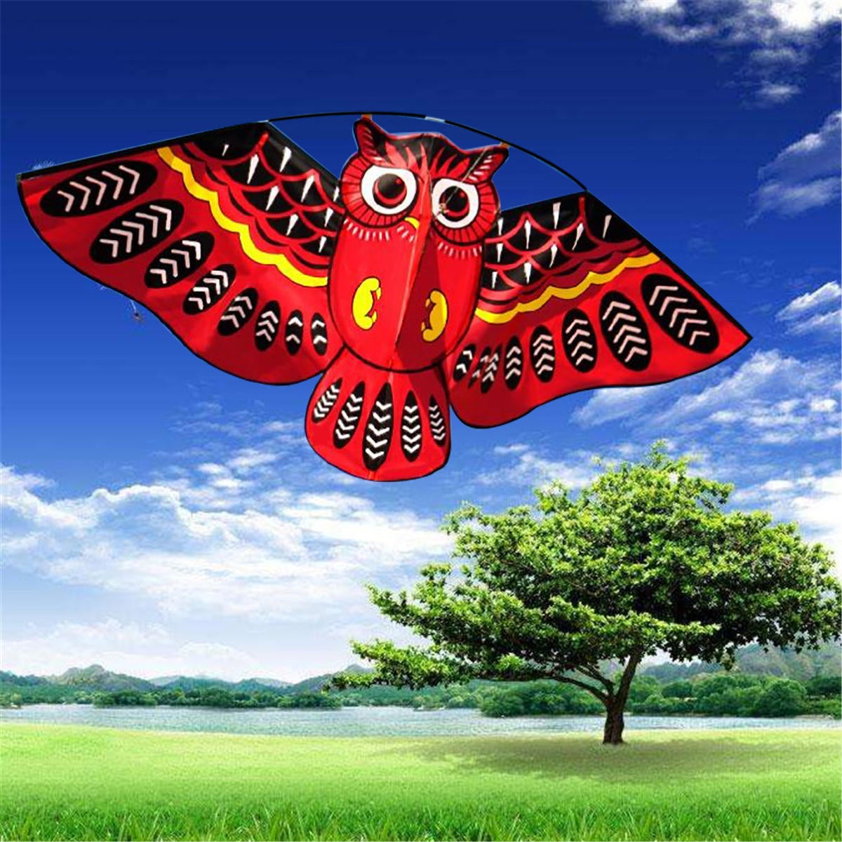 Owl Ainimal Kite Single Line Breeze Outdoor Fun Sports For Kids Kites