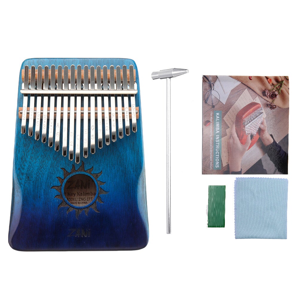 17 Key Kalimba Acacia Thumb Finger Piano Musical Gift for Music Lover,Children,Beginners