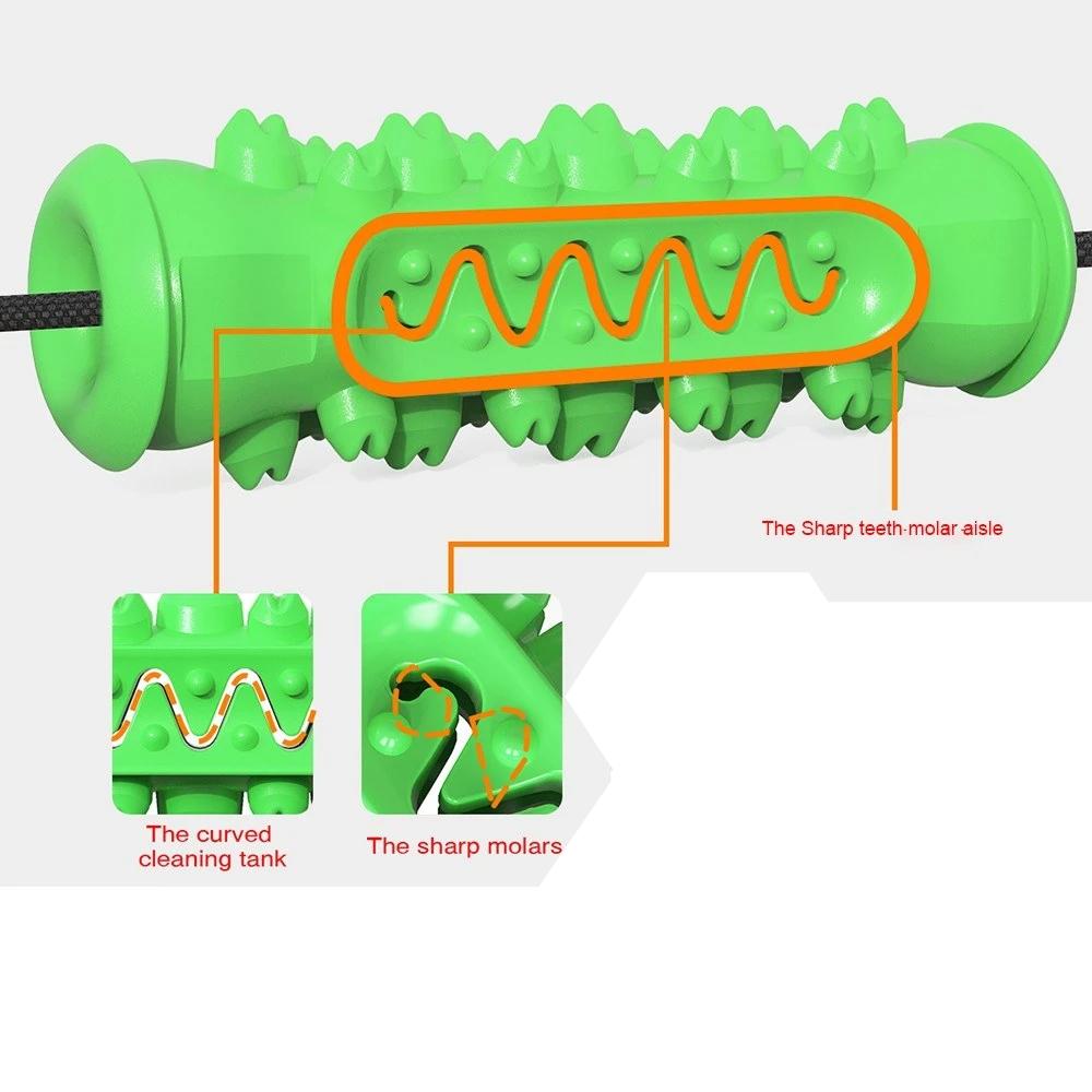 Dog Molar Bite Chew Toy Rope Pull Interactive with Suction Cup for Pulling Chewing Teeth Cleaning