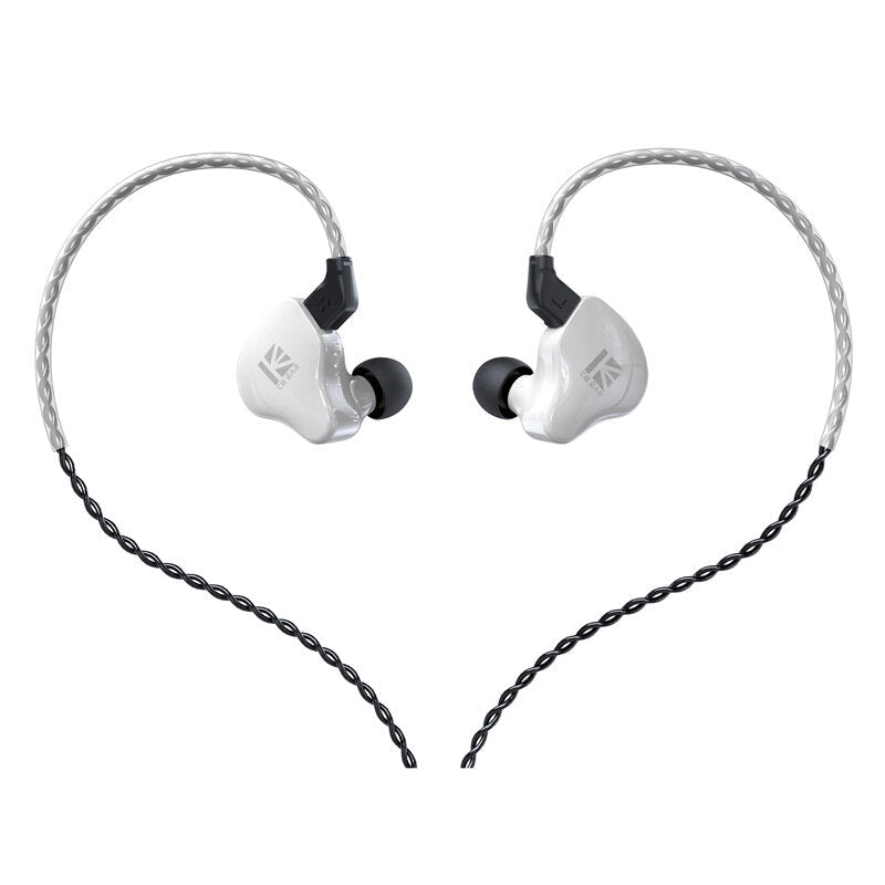Dual Magnectic Circuit Dynamic In Ear Earphone Running Sport HIFI Wired Headphones With Mic Earbuds Kbear KS2 KB06