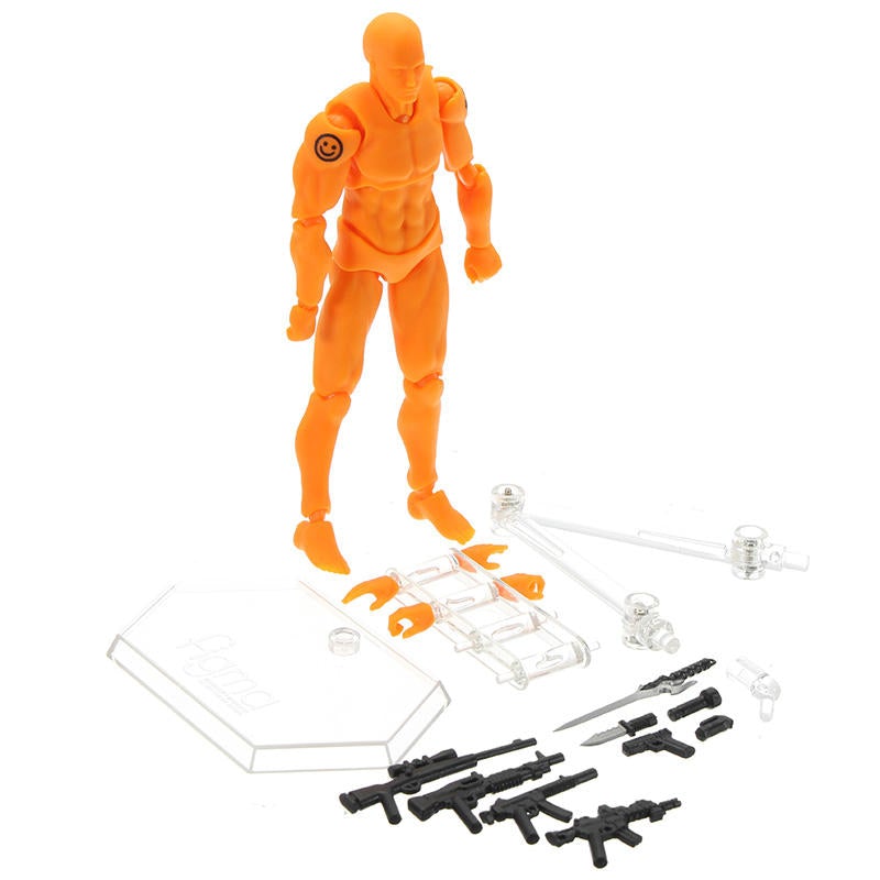 Deluxe Edition Orange Male Style PVC Action Figure Toys Collectible Model Dolls Toy