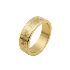 Hardcover Golden Magician Magnetic Ring Stainless Steel Magic Prop