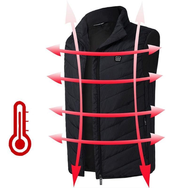 Lightweight Electric Heated Insulated Puffer Vest with Free PowerBank