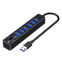 8 Ports Multiple USB Hub,Card Reader Expander Adapter For Computer Laptop Accessories