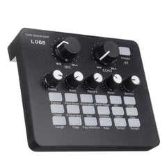 Live Sound Card Mobile Live Equipment Accompaniment Set for Music Lovers