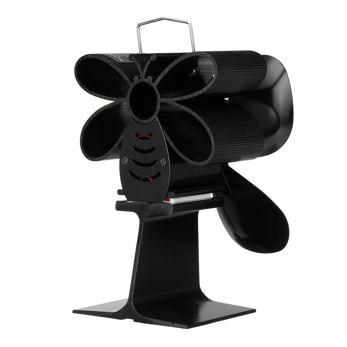 4 Blades Fireplace Fan Eco-Friendly Self-Powered Heated Fan