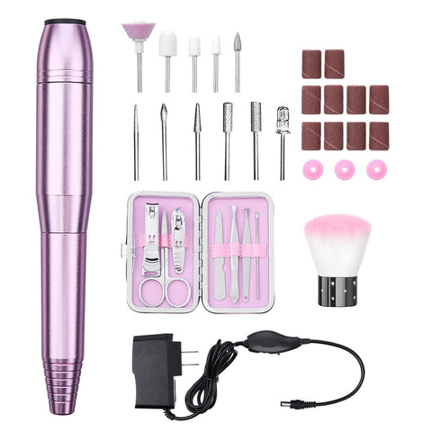 Speed Adjustable Electric Portable Nail Grinding Kit