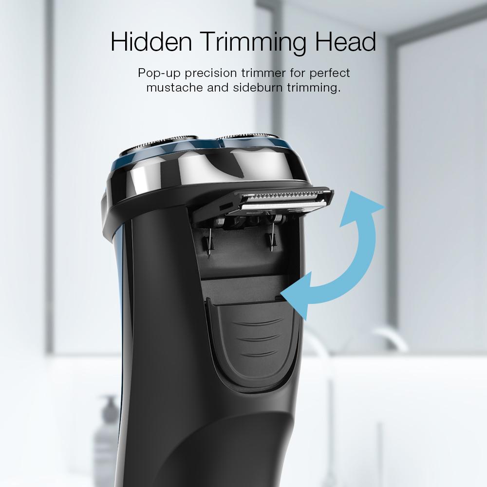 LCD Display Electric Shaver, Rechargeable Type-C