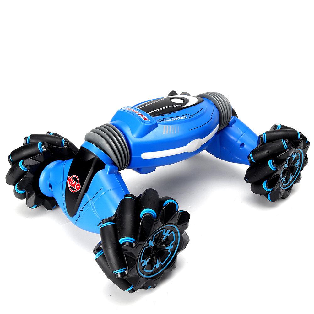 RC Stunt Car 2.4G Remote Control Gesture Sensor All-Terrain Toy Cars Double Sided Rotating Off Road 360 Flips with Lights Music Drift Dancing RC Vehicle Toy